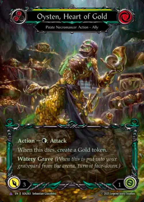 SEA263【EN】『CF』【Pirate Necromancer】黄金への心酔、オイステン/Oysten, Heart of Gold 画像