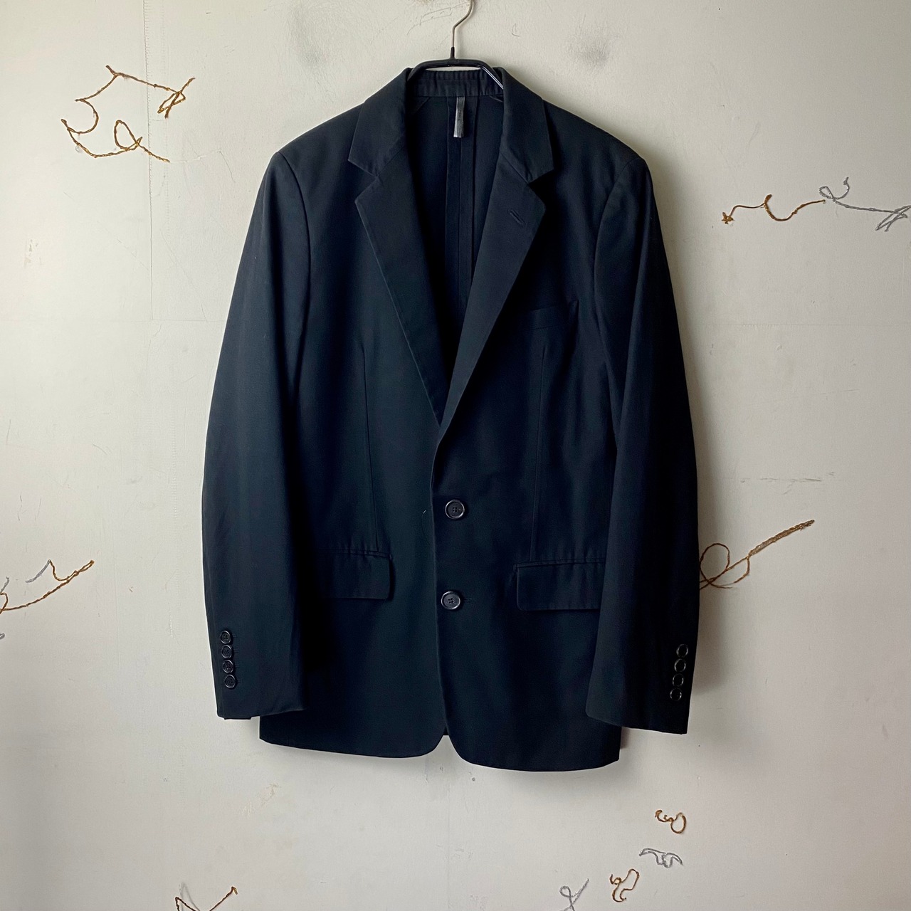 07SS DIOR HOMME cotton tailored jacket | NOIR ONLINE
