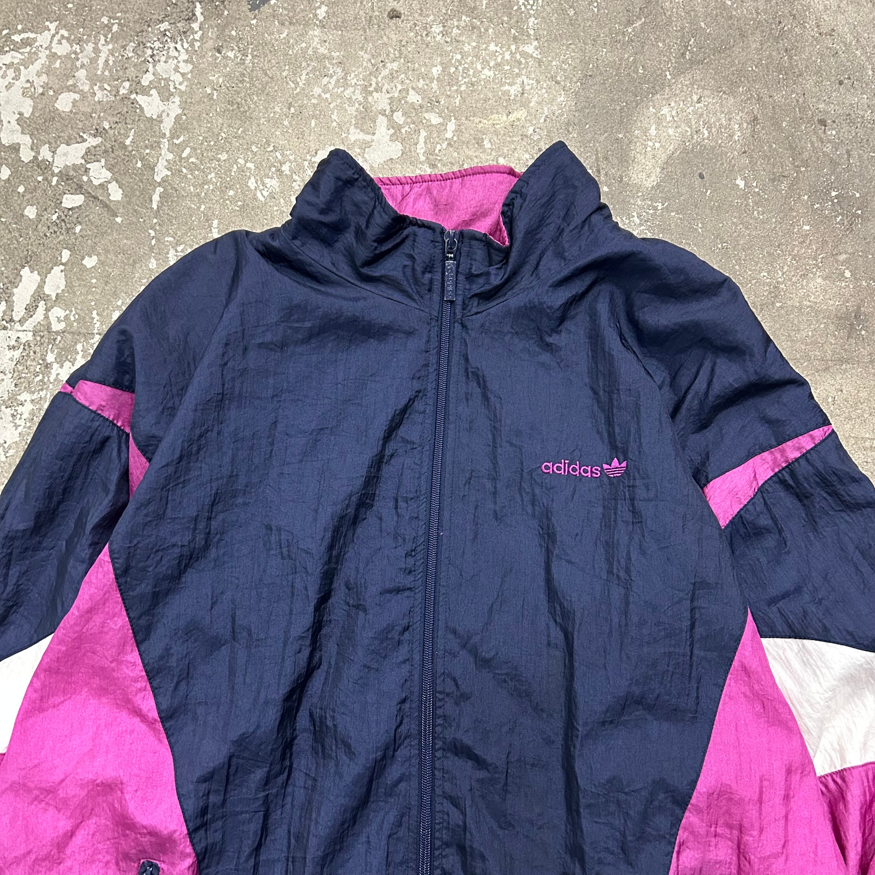 80s 90s adidas nylon jacket | TobaRi