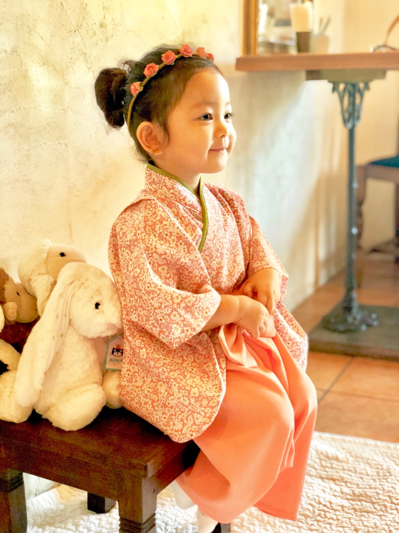 オーダー専用 袴と靴下セット a.m.baby hakama ベビー袴 Sサイズ80-95