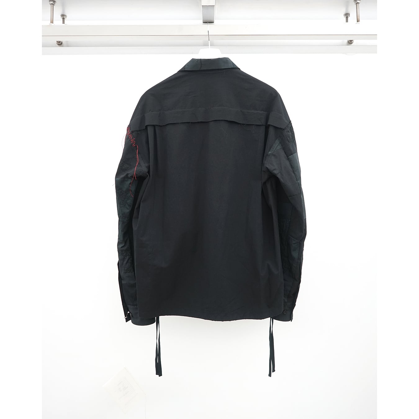 DUELLUM] (デュエラム) DUE-IX-092-SHT PATCHED SHIRT (BLACK×RED