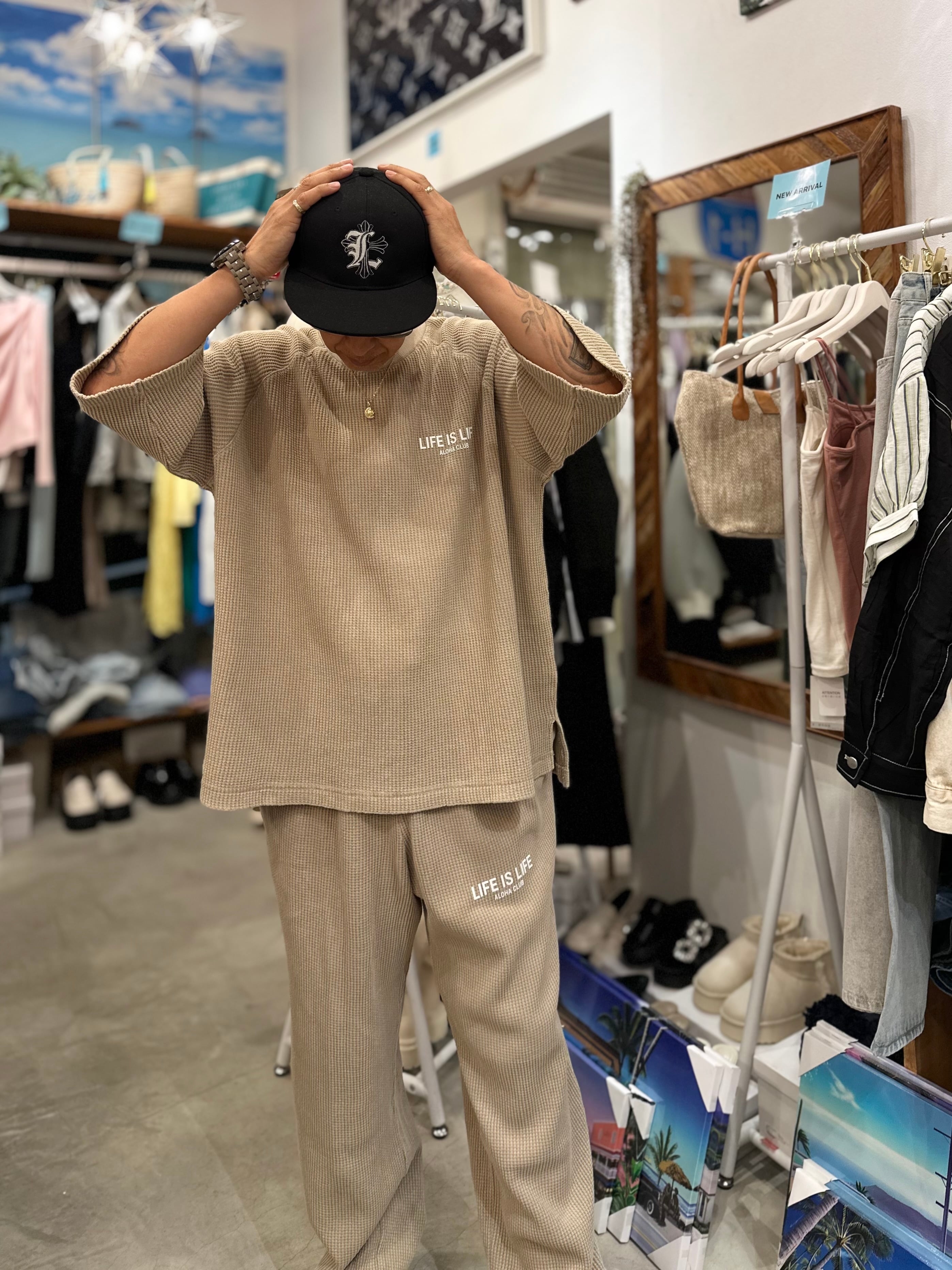 LIFE is ワッフルセットアップ ¥20,700+tax
