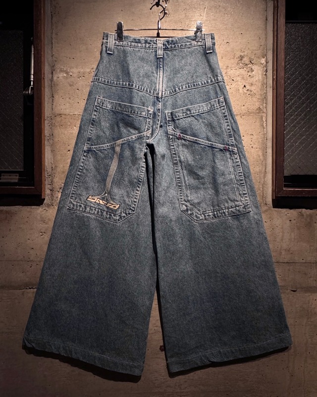 【Caka】“JNCO” Good Aging Vintage Rave Denim Pants
