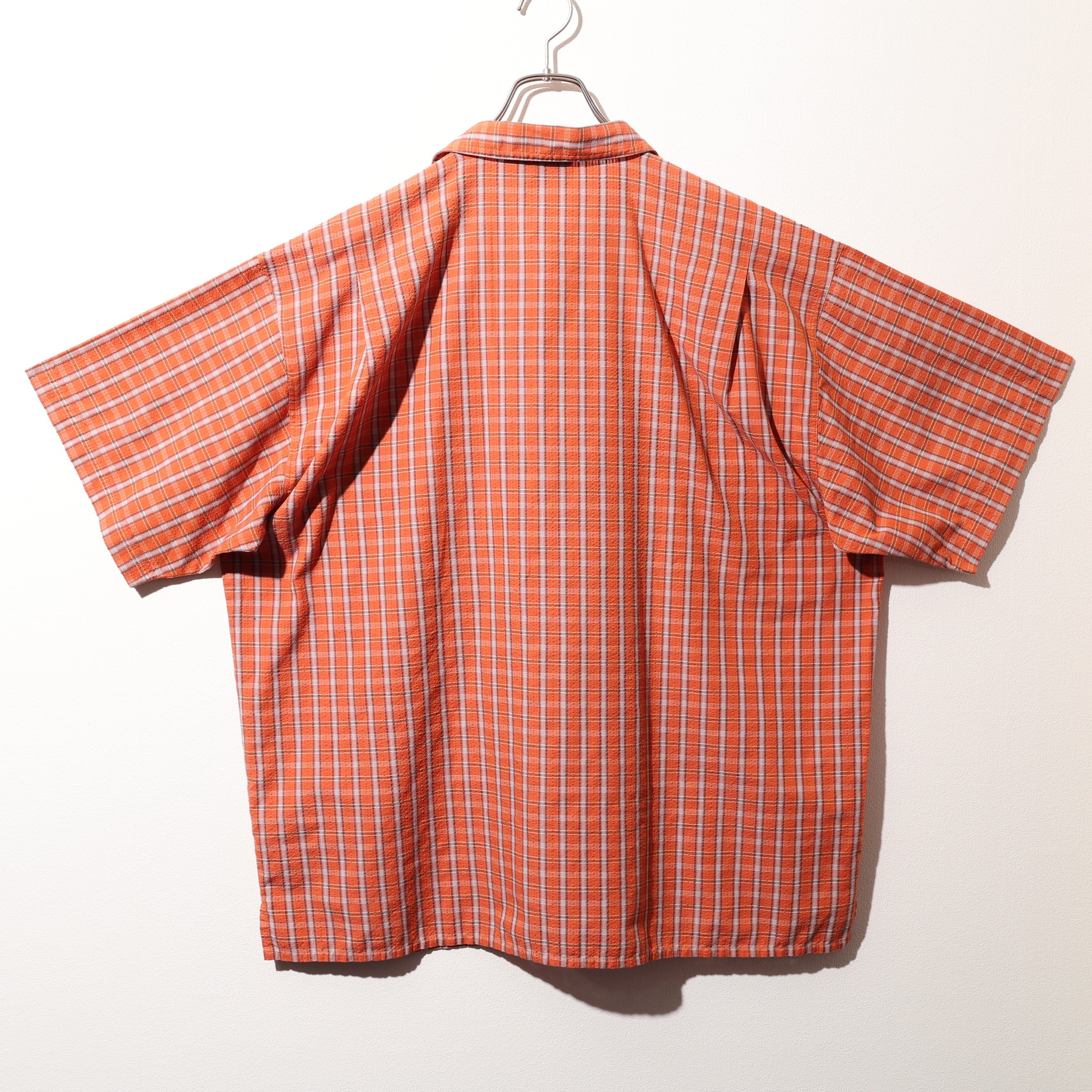 極美品 XL 02年 オレンジ Puckerware Shirt Patagonia パッカーウェア