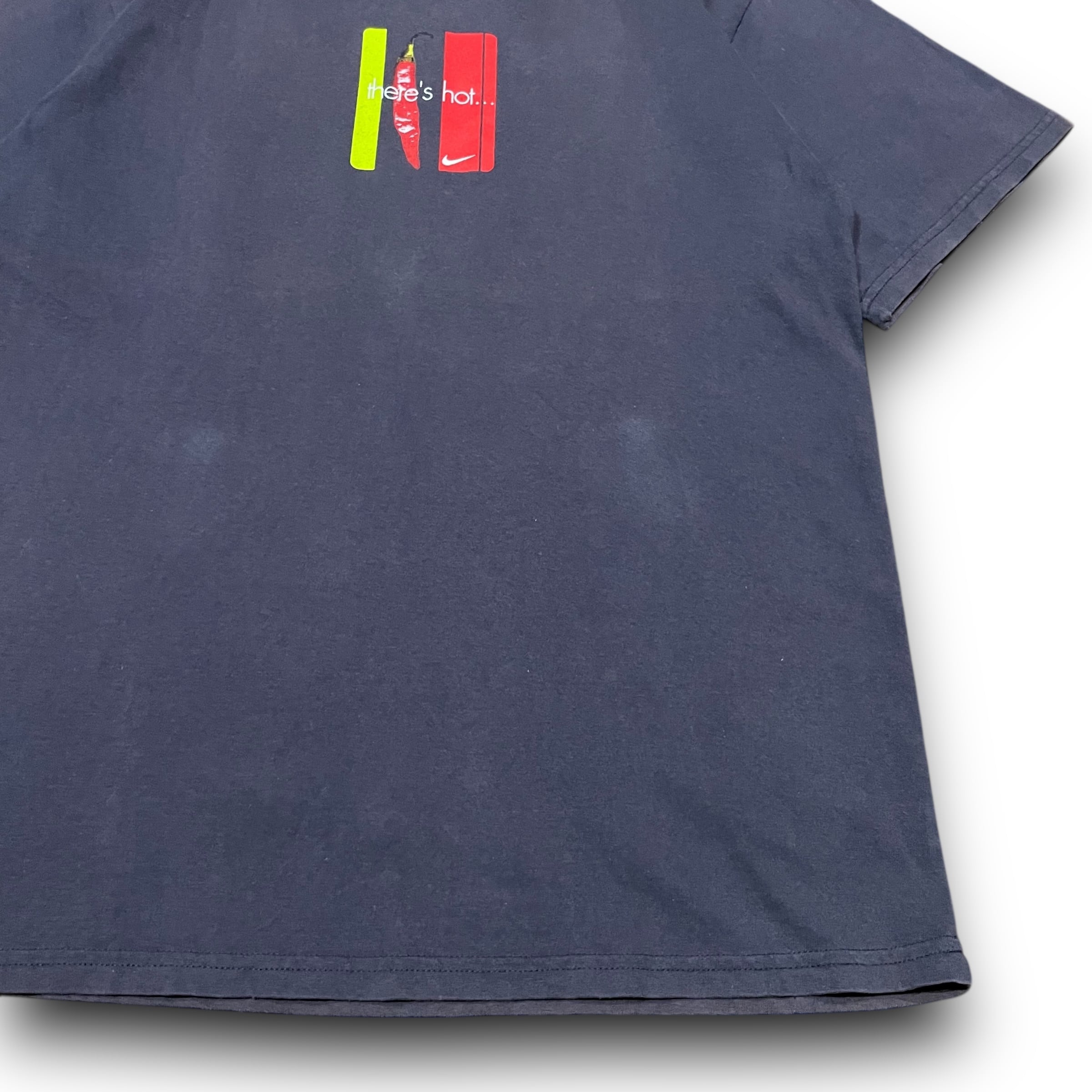M】【90年代】 NIKE ナイキ プリントTシャツ 半袖Tシャツ グレーT