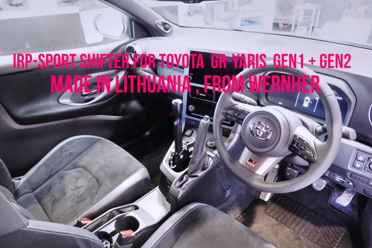 IRP SPORT SHIFTER GR-YARIS Gen1 & Gen2 | WERNHER WEB SHOP
