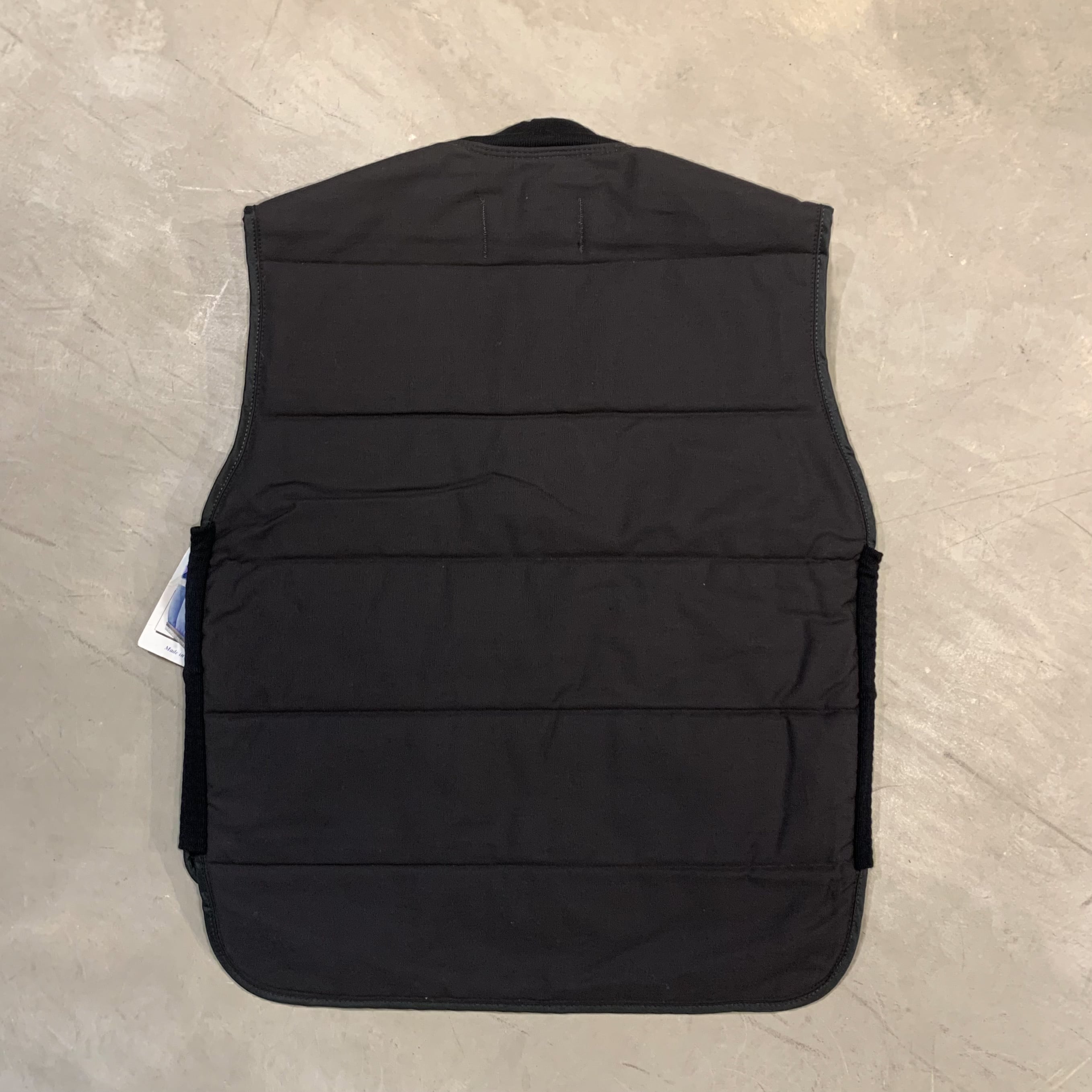 DEADSTOCK 90's REFRIGIWEAR INSULATED IRON-TUFF VEST / デッドストック リフリジウェア  キルティング ベスト 黒