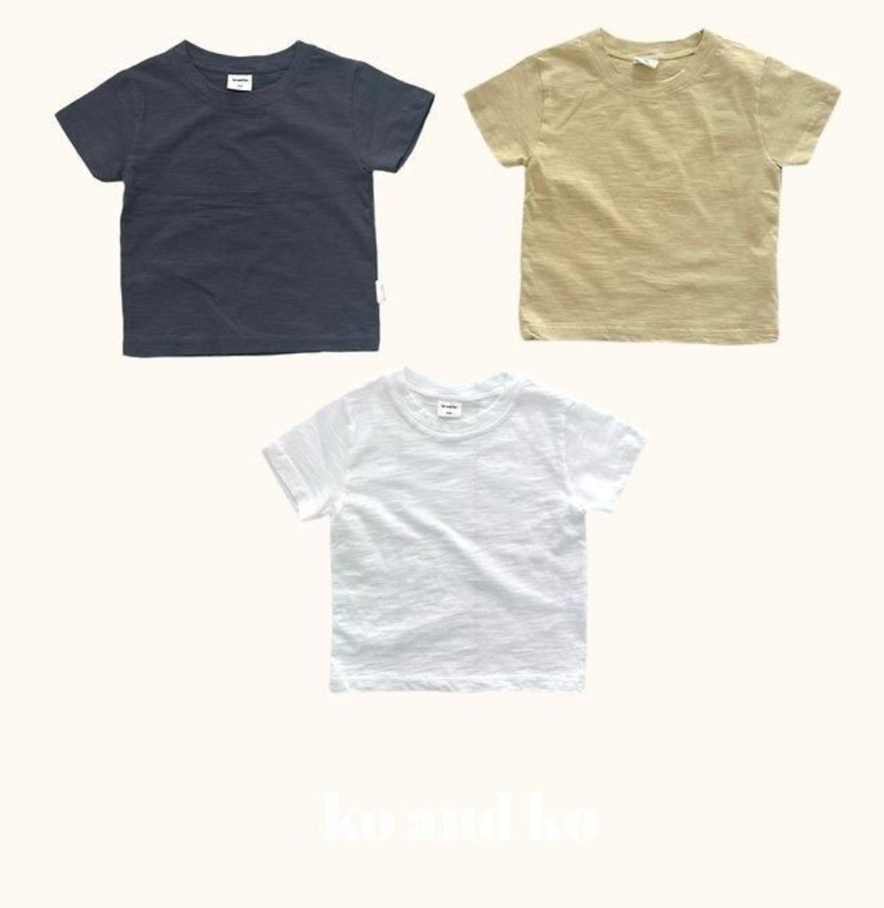 【取寄/韓国直送】Ko and Ko 26/SM スラブTシャツ|夏服|韓国子供服