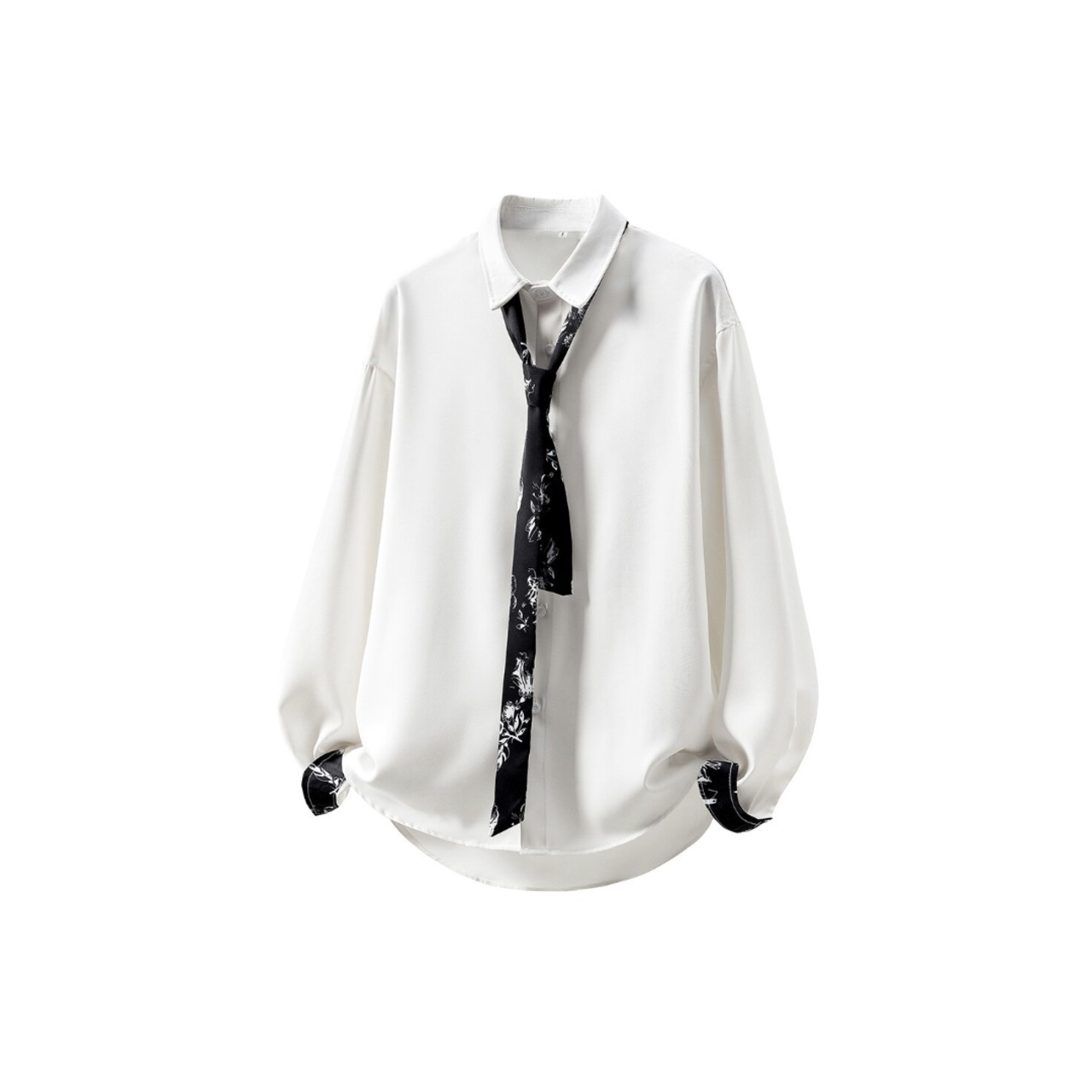 Tie Detail Oversized Shirt TB2563・画像10