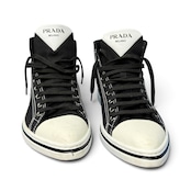 【PRADA】プラダ POINTY HIGH-TOP SNEAKER スニーカー