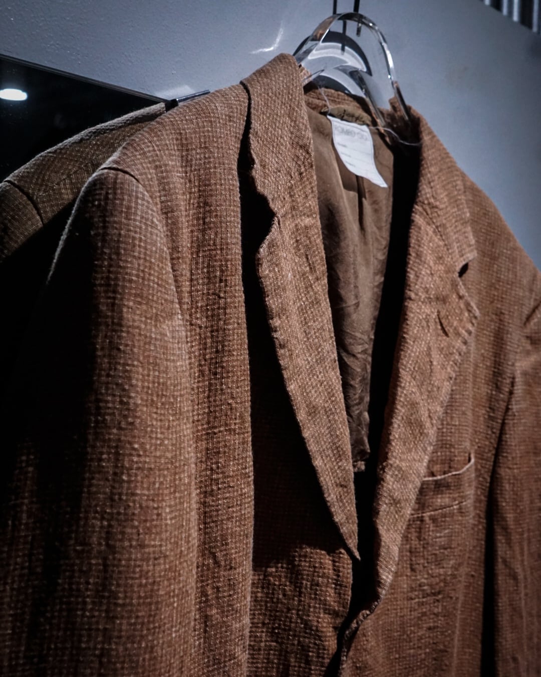add (C) vintage】80's “ROMEO GIGLI” Vintage Linen Tailored Jacket