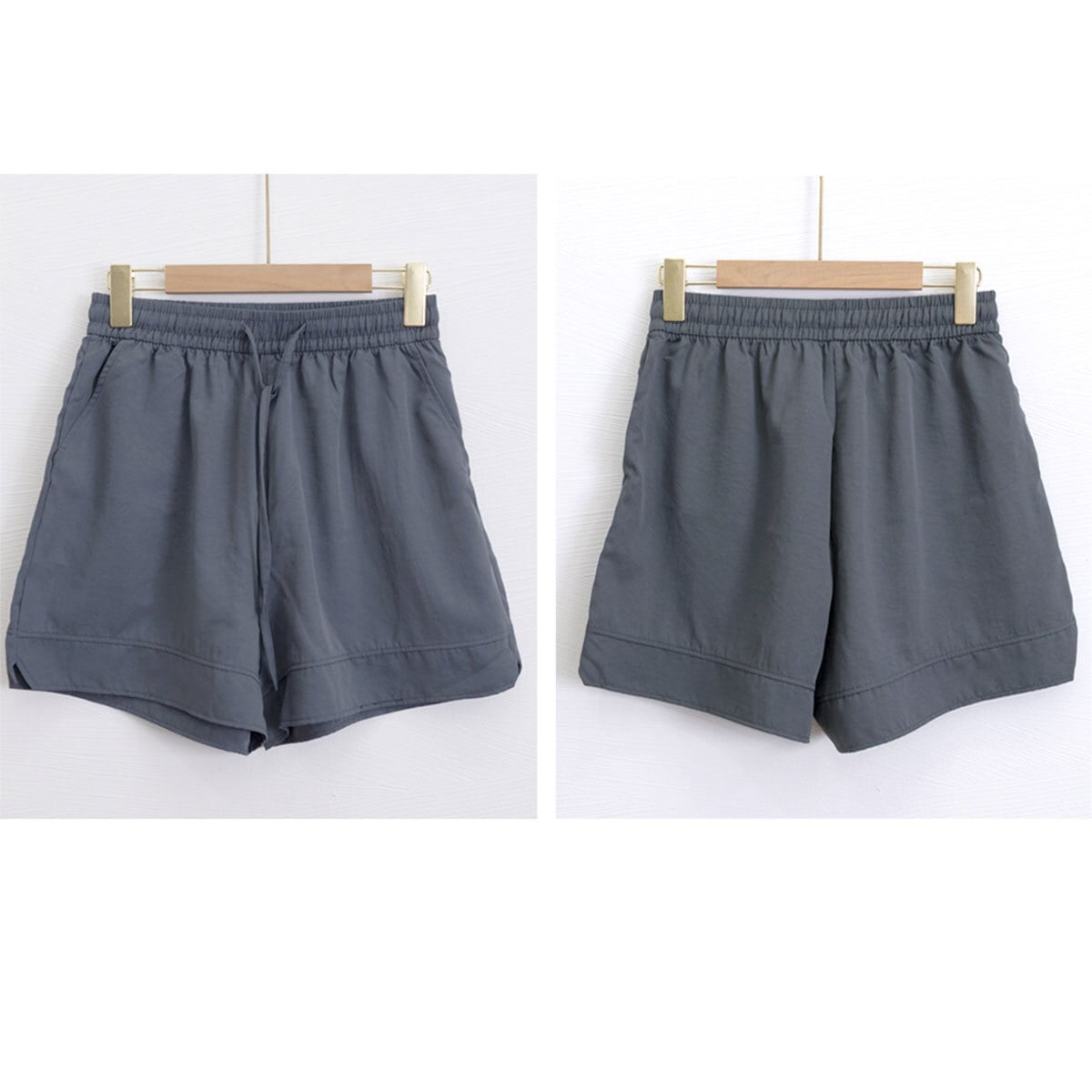 ショートパンツ ハイウエスト レディース 春夏 韓国 薄手 Aライン きれいめ 大人 カジュアル ゆったり 体型カバー ポケット付き ルームウェア 部屋着 ボトムス 大人可愛い 大人女子