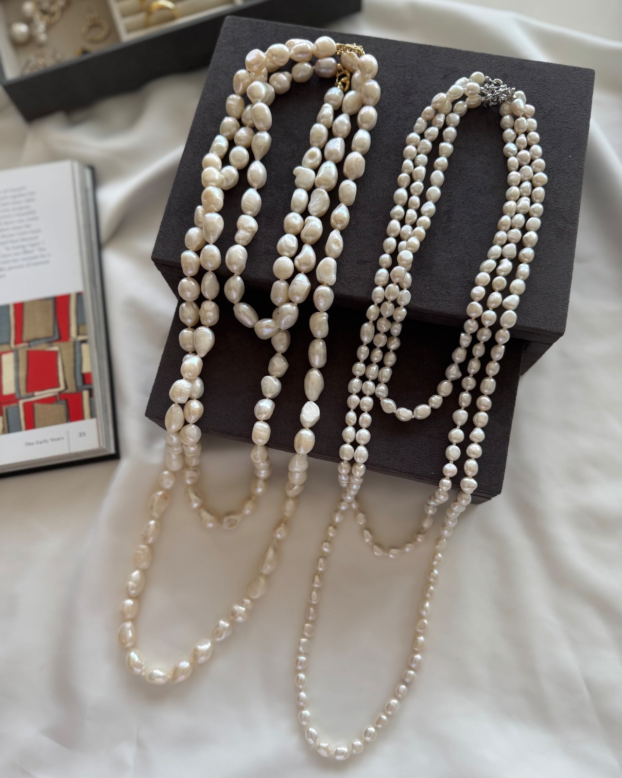 3連Pearl Necklace【M】