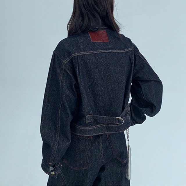 simple denim set-up　デニムシンプルセットアップ　J1269