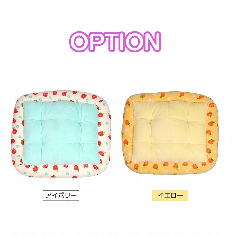 tangerine bed M size / 犬用 ベッド スクエア Mサイズ ふんわり 冬 クッション 滑り止め 韓国 ペットベッド 小型犬 中型犬 犬 ハウス 柔らか ふわふわ ソファー ボア もこもこ可愛い
