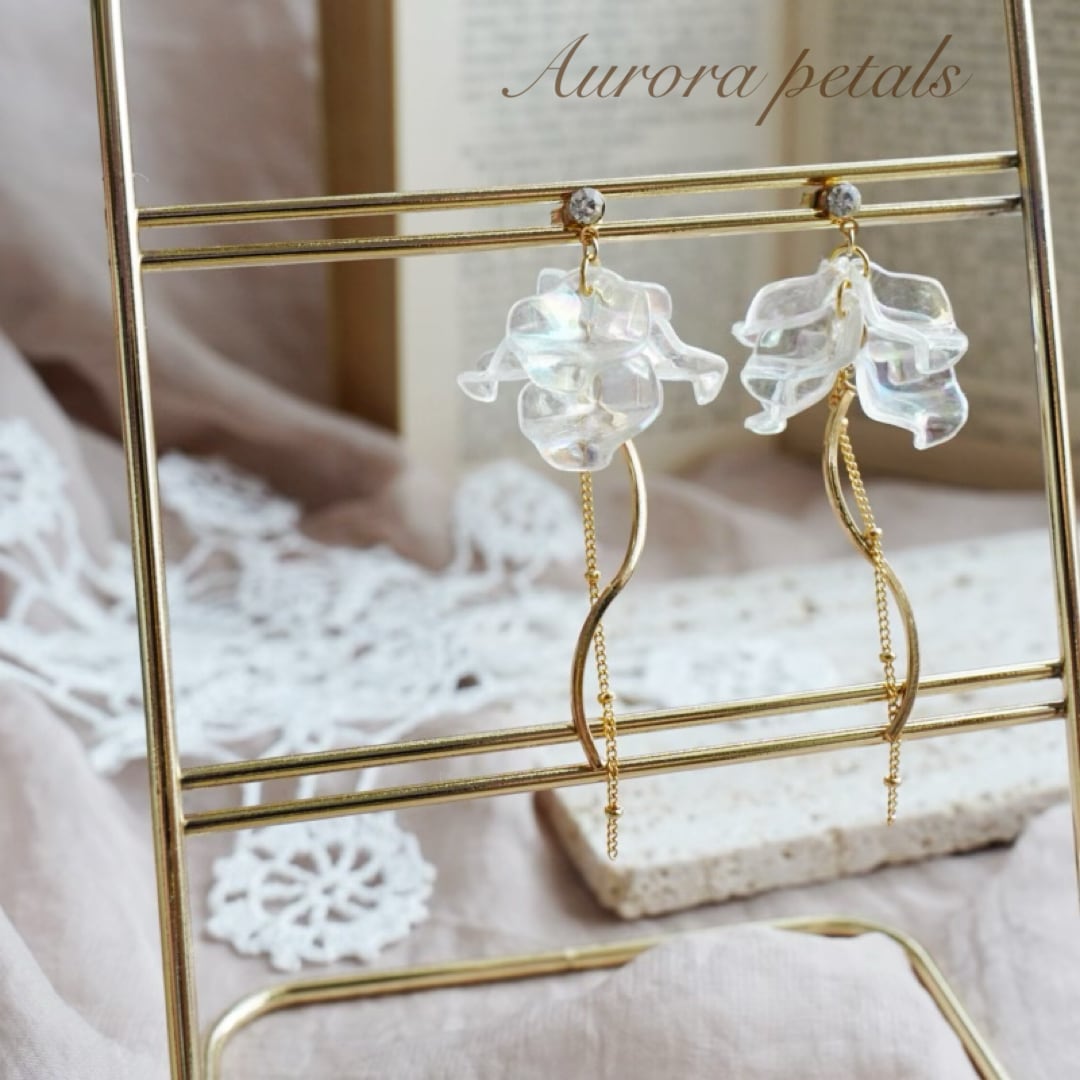 Aurora petals ピアス／イヤリング | CosmicForest コズミック