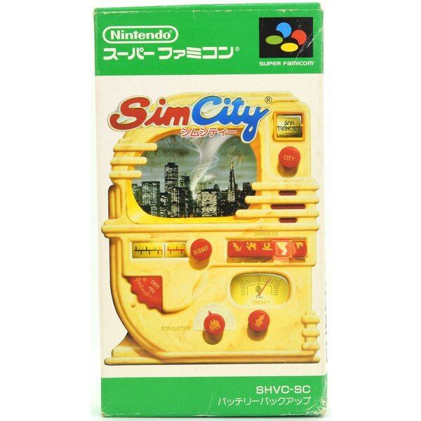 SFC】シムシティー (箱説付) スーパーファミコン | PIXEL PUNCH