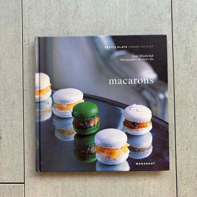 フランス古本　料理本　マカロン　お菓子レシピ　19psg8-2