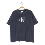 90s カルバンクライン USA製 ヴィンテージ Tシャツ ロゴ ブラック CALVIN KLEIN JEANS サイズL BZ0698