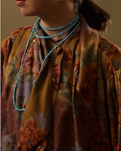 1980-90's Emanuel Ungaro / Botanical Tie Blouse