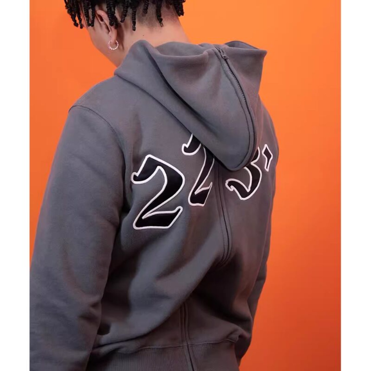 TGFCLUB embroidery zipper hoodie - 6