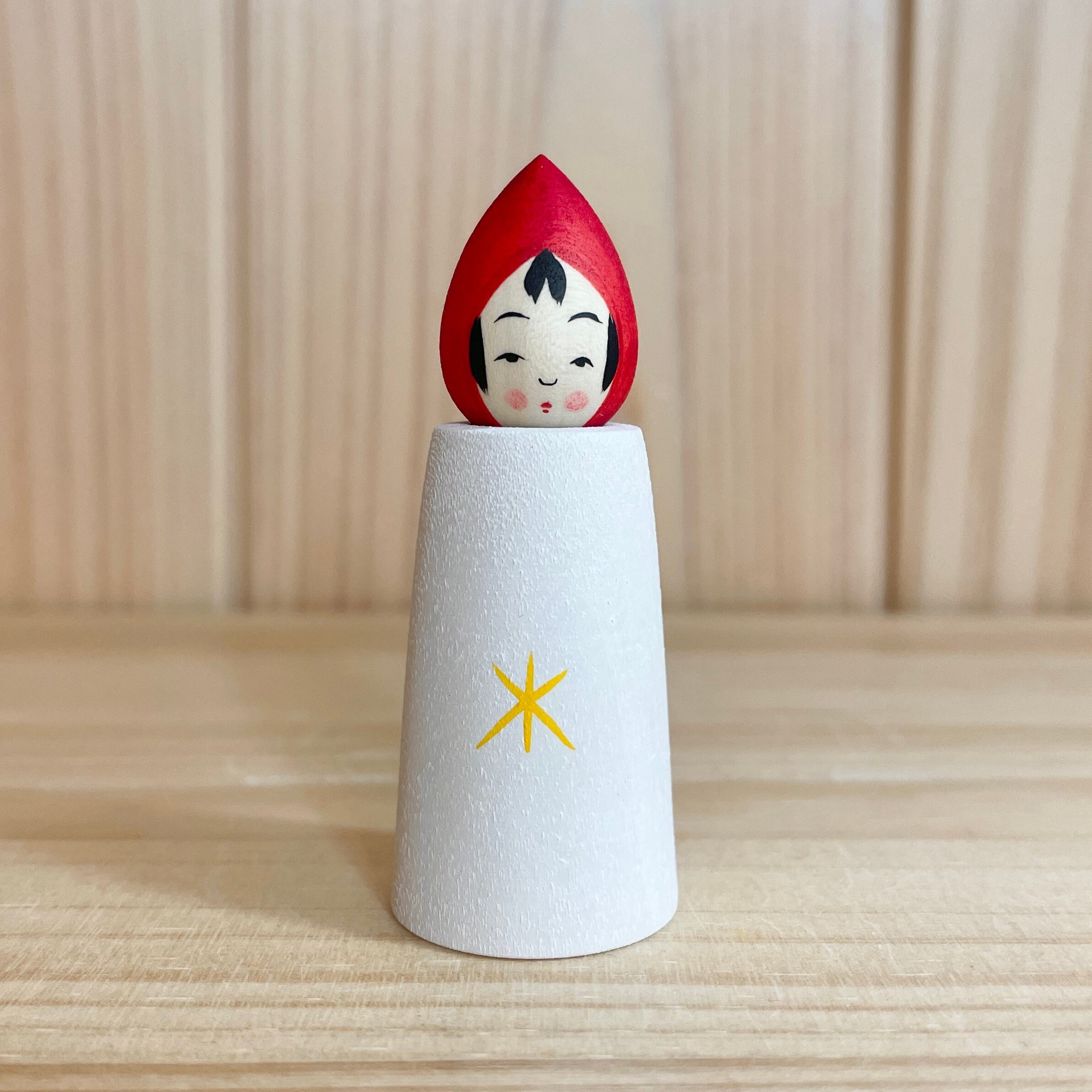 こけし5本組 北海道鷹栖町】ナマラコケシ5 津軽こけし館持込作品のお知らせ