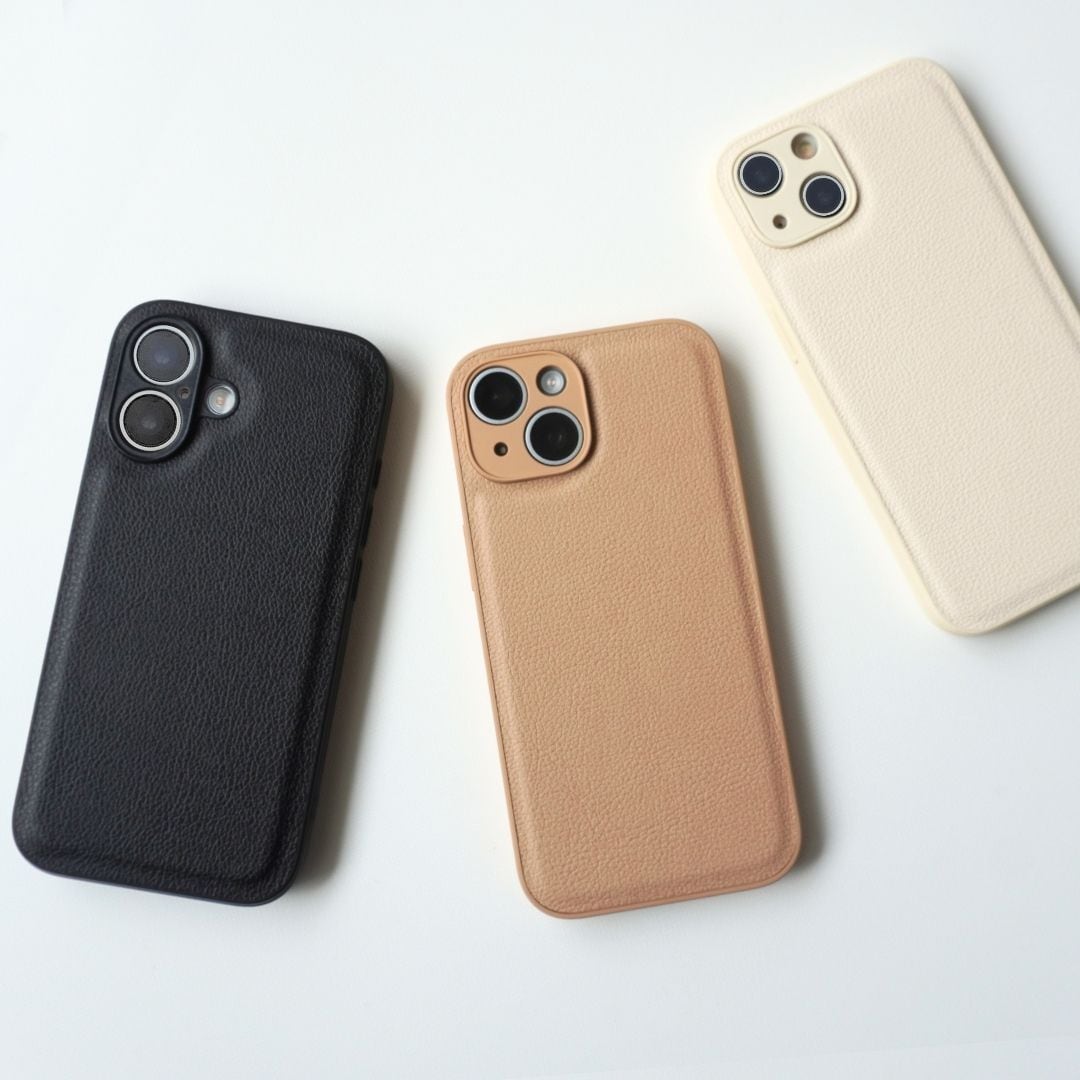 ラテカラー レザー調 シンプル ケース | iPhoneケース