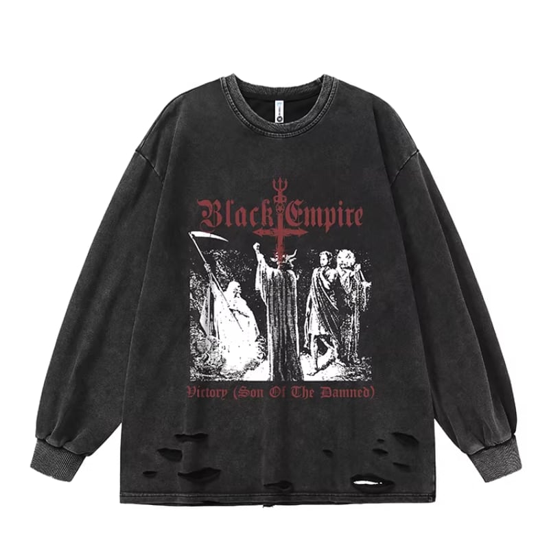 グラフィックデザイン ロングTシャツ 00093