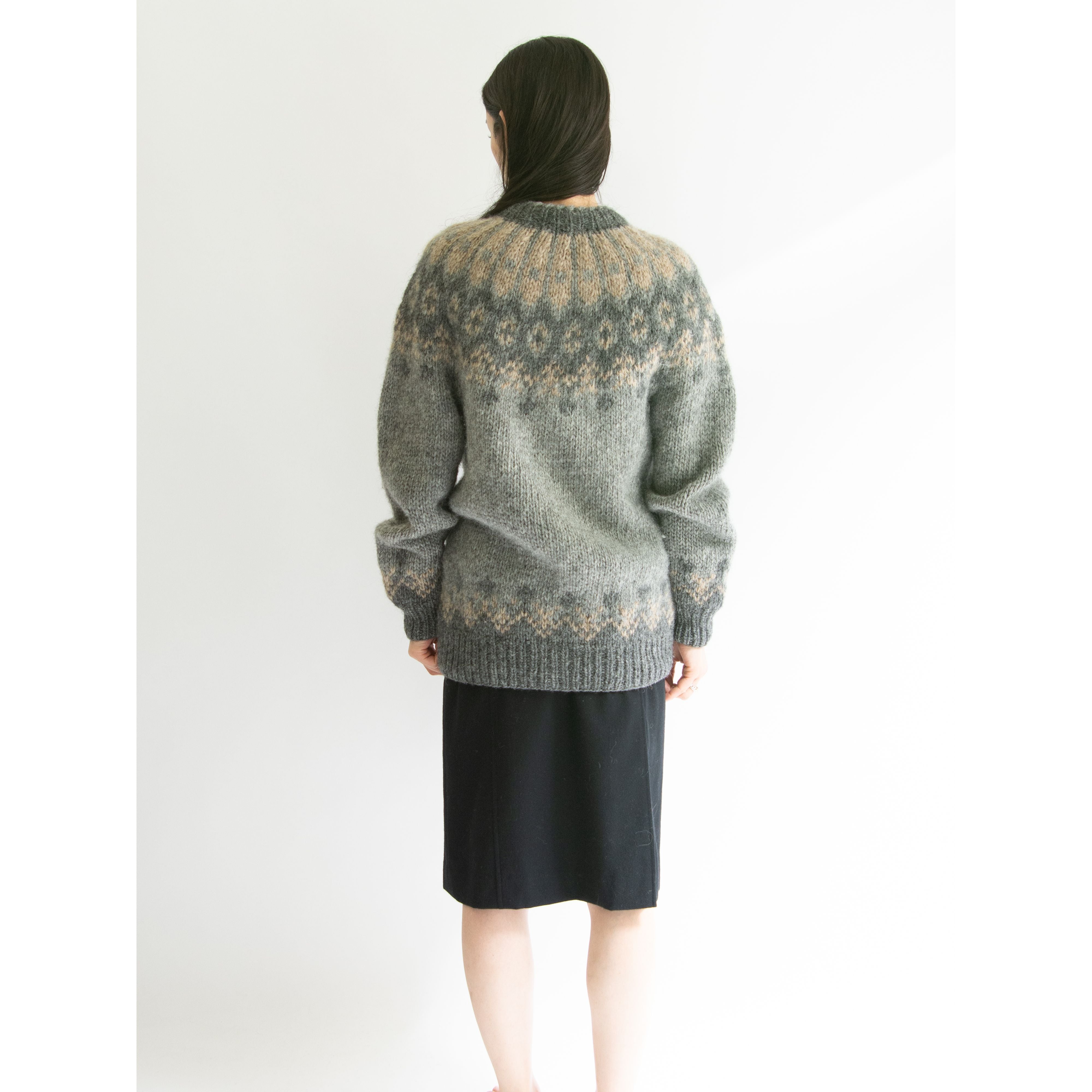 【Unknown Brand】Wool Nordic Cardigan(ウールノルディックニットカーディガン セーター)