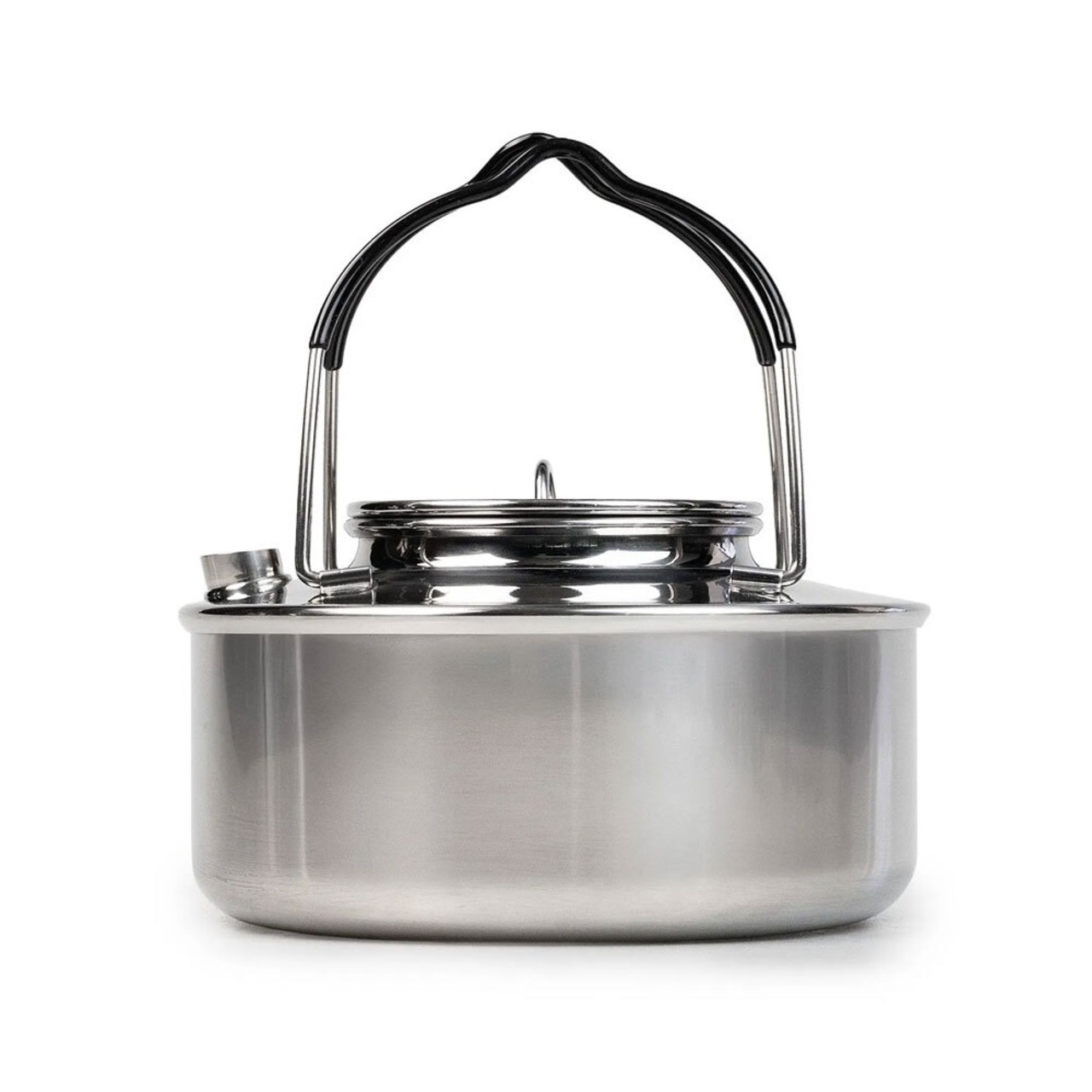 BushCraft (ブッシュクラフト) ブッシュクラフト 焚き火ケトル 軽量コンパクト やかん 直火 アウトドア キャンプ テント コンパクトサイズ ソロ 登山