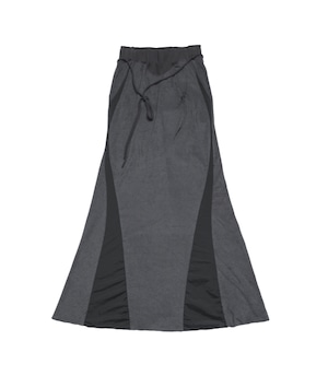 [OJOS] FILA X OJOS Mermaid Terry Long Skirt / Charcoal 正規品 韓国ブランド 韓国通販 韓国代行 韓国ファッション オホス