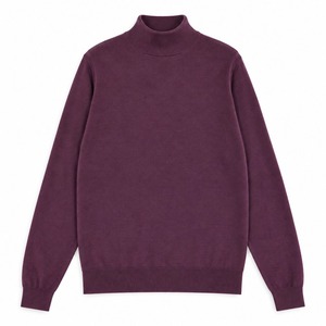 ★定価49,350円・新品未使用★ジョンスメドレー HARCOURT ハーコート エクストラファインメリノ モックネックニット フィグ Mサイズ