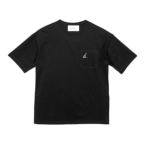 drowsy..  d..LOGO POCKET TEE / 23AW / BK