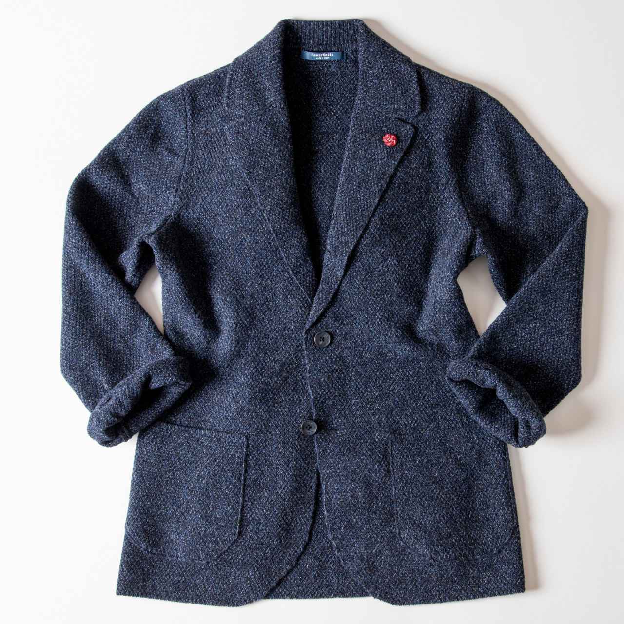 4色ミックス ラムズウール100%】ラムズウールミックスカラーニット