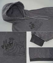 ◆スニーカーモチーフ ピグメントフーディー◆ri-528341