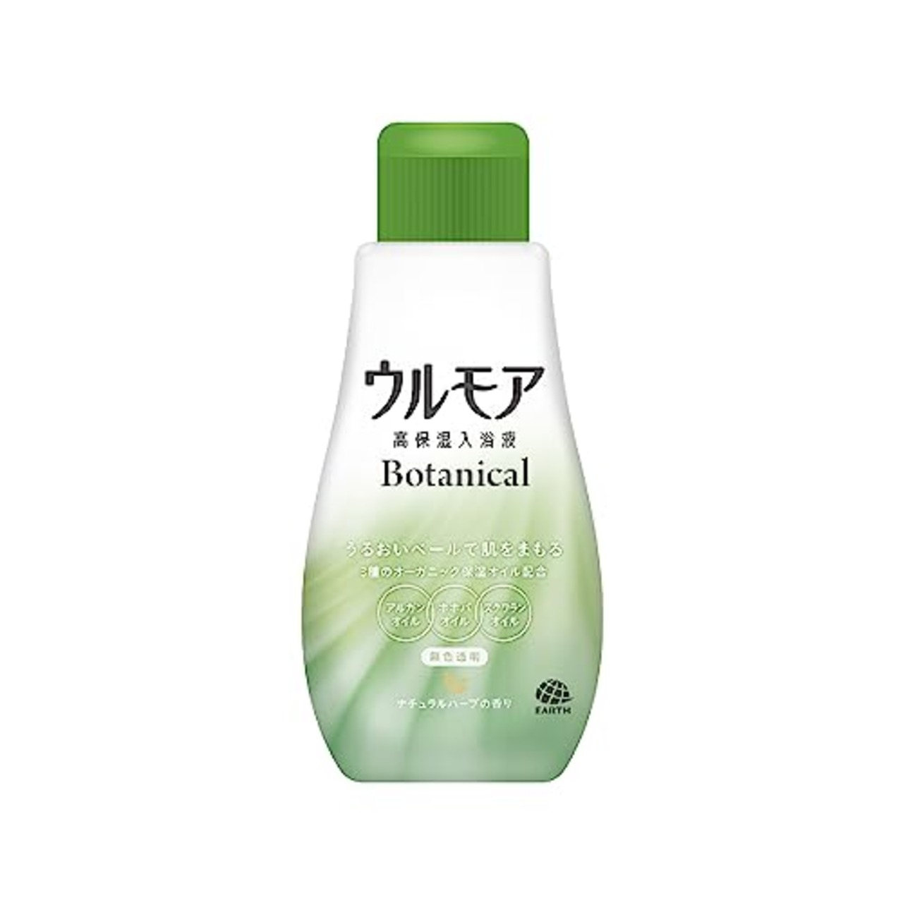 ウルモア 高保湿入浴液 ボタニカル ナチュラルハーブ 600ml・無色透明 液体 バスミルク3種のオーガニック保湿オイル配合 (アルガン・ホホバ・スクワラン) 保湿入浴