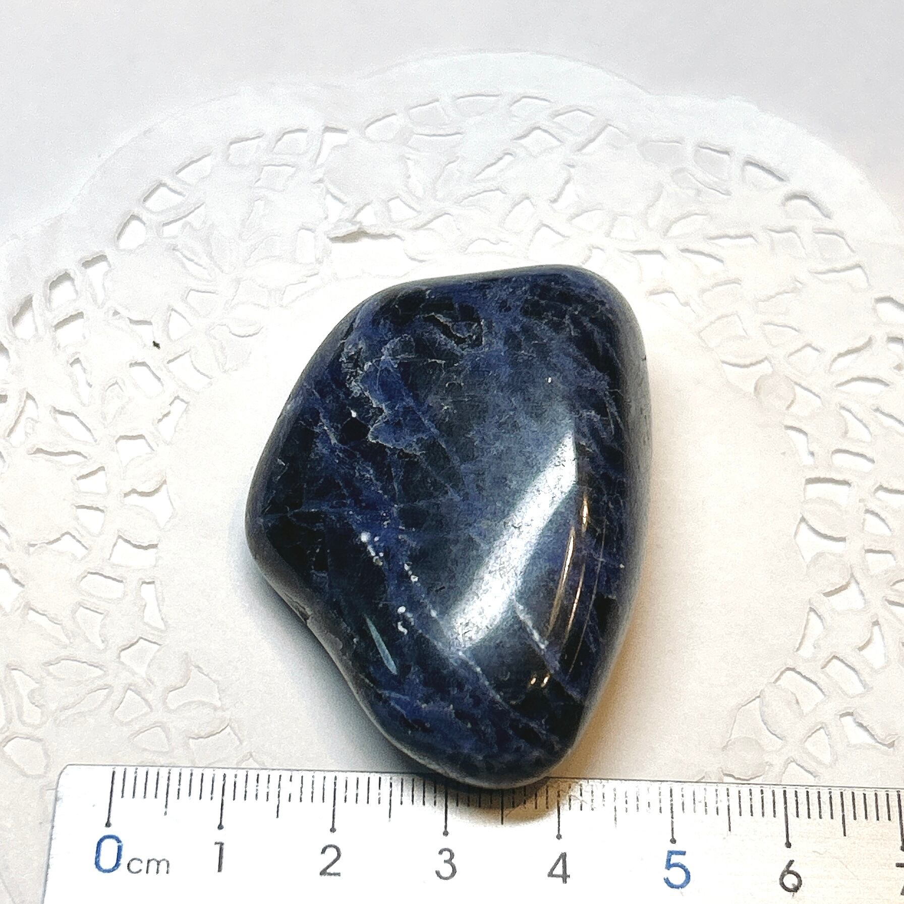 18039】ソーダライト タンブル ペブル Sodalite 天然石 磨き石 鉱物