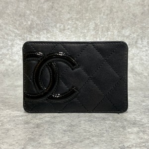 CHANEL シャネル カンボンライン カードケース ブラック 6058-202202