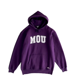 Mountain カレッジロゴ / 10.0oz 裏起毛スウェット / Pullover hoodie  / Purple passion