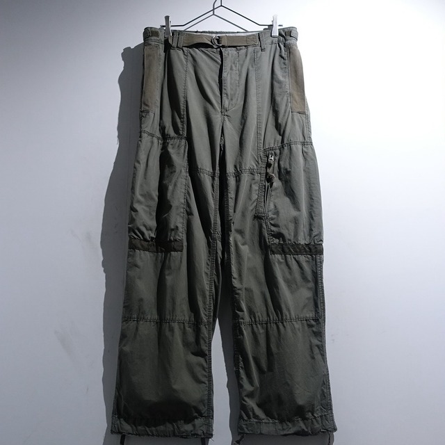 "GAP" Khaki Green Multi-Gimmick Design Wide Straight Pants