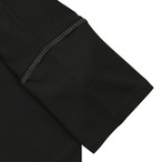 FLUFFY BUM Shoulder Stitch Polo -Black-　[T0041]