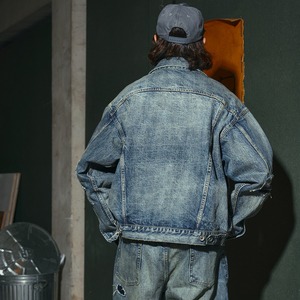 ナバホパッチワーク クラッシュ デニムジャケット K5591