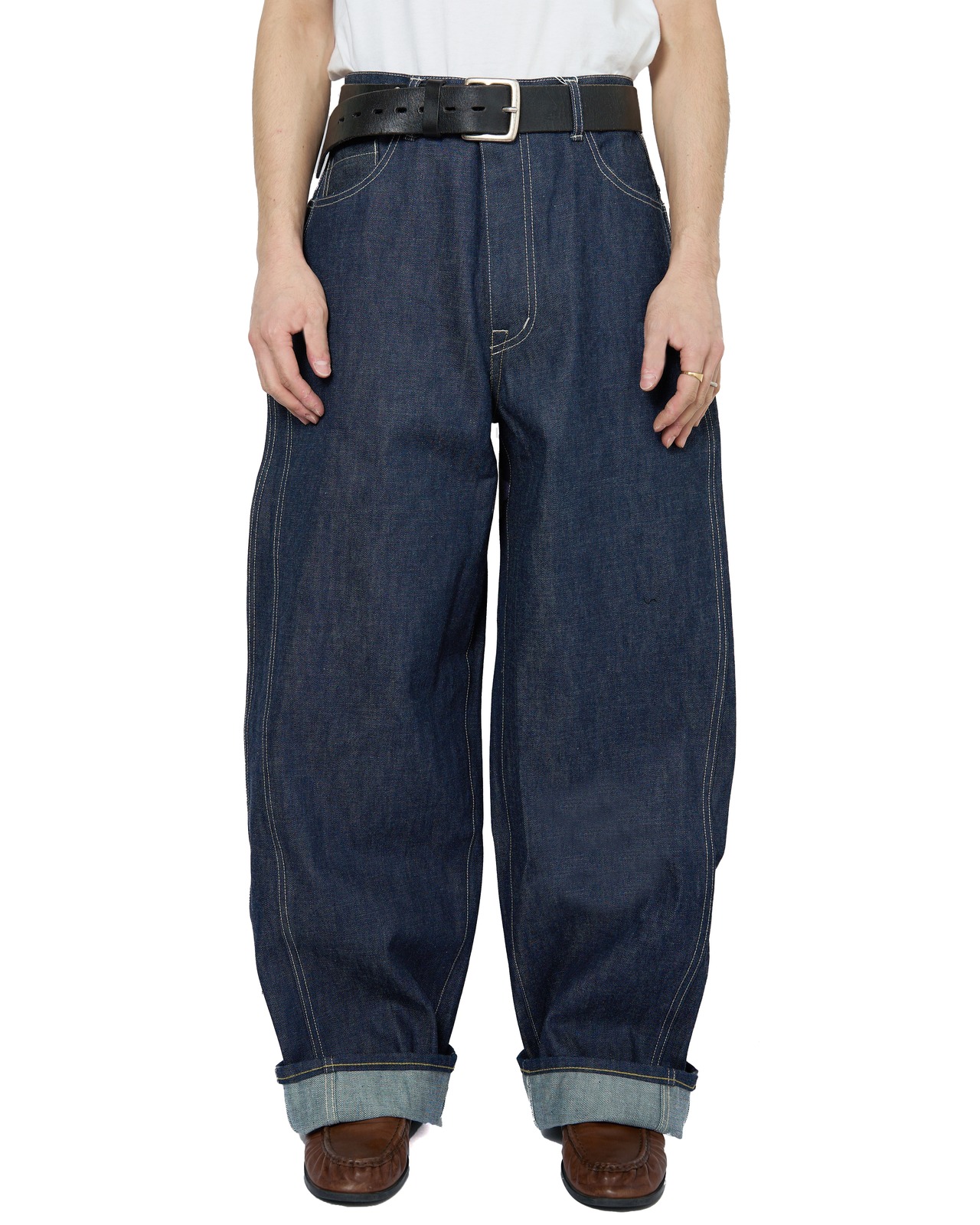 ROTOL "TRIPLE SEAMS 6P DENIM WIDE PANTS〔RIGID〕"