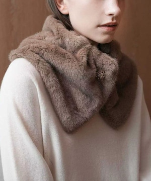 フェイクファーウォーマー【e-70387】