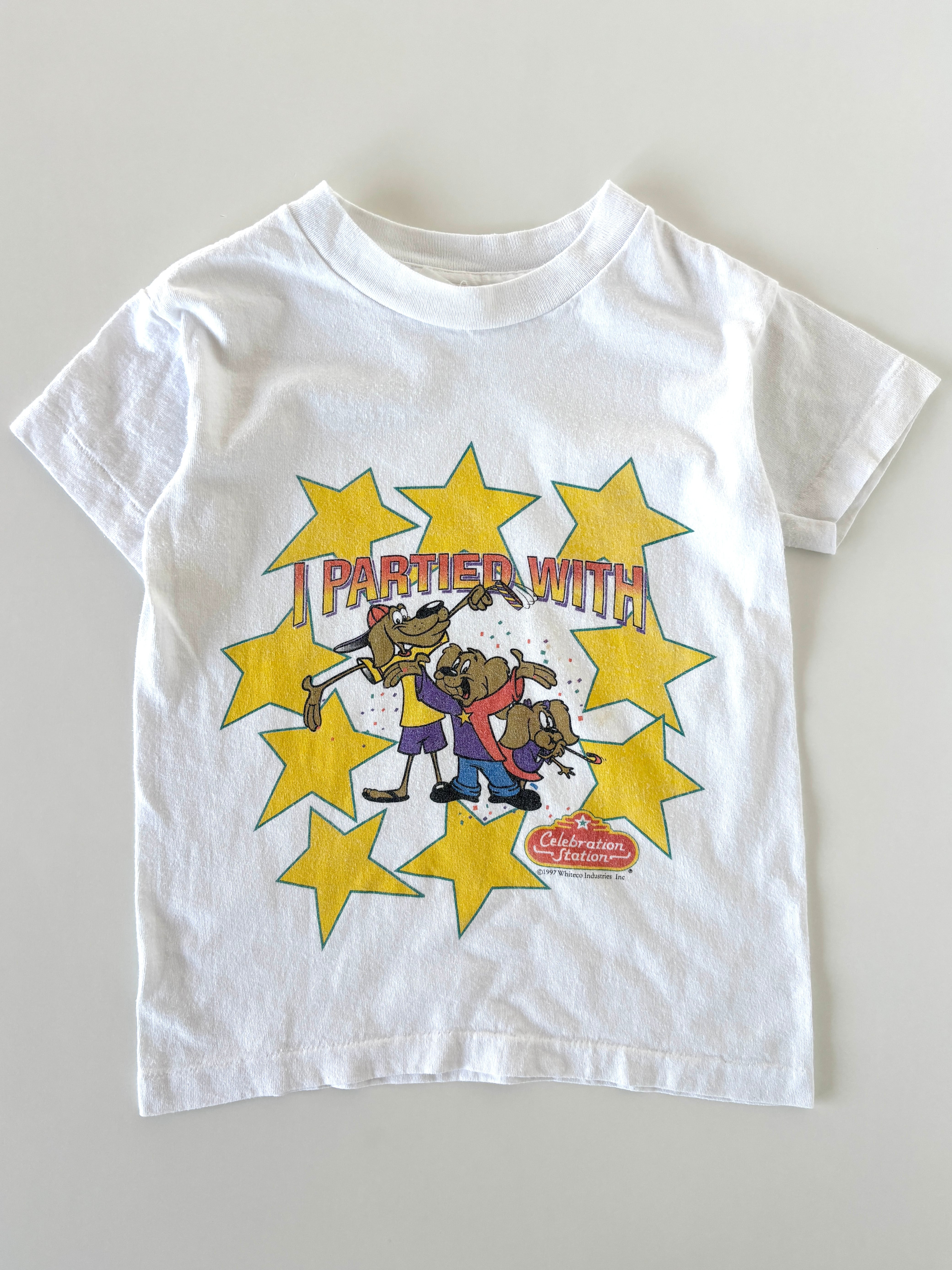 【4-5T相当・vintage】I PARTIED WITH tee