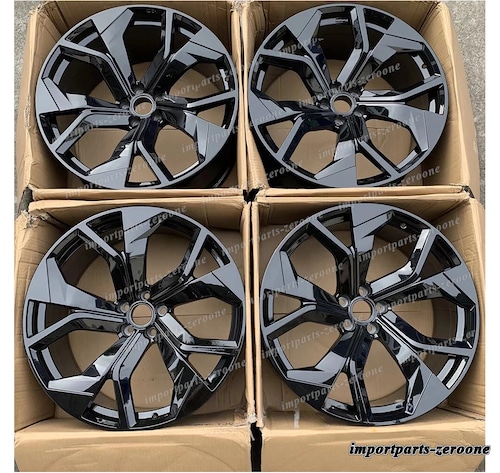 22インチ グロス ブラック ホイール フィット スタッガー付き 鍛造 ホイール ジャガー Fペース SVR -BRN-12667‐2