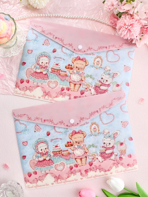 再販☆TW16 雪島商店【Afternoon tea】PP ポケットホルダー フォルダ