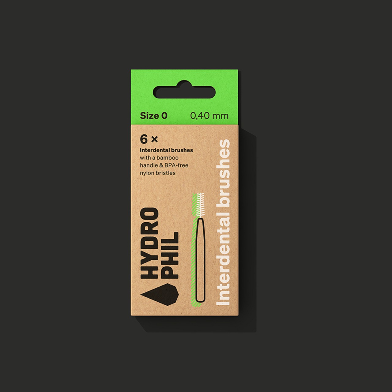 インターデンタルブラシ 0.40mm 6ピース