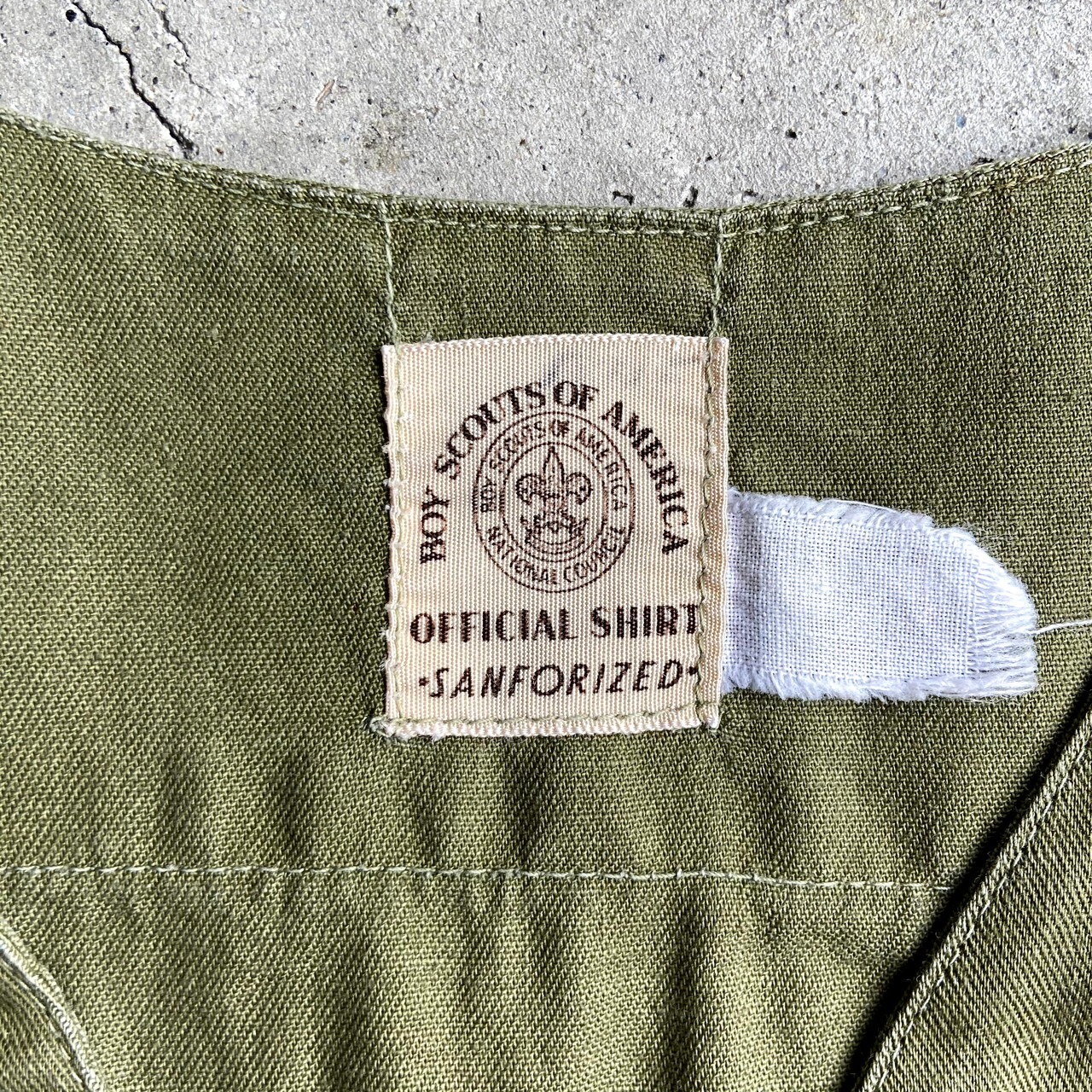 60年代 BOY SCOUTS OF AMERICA 半袖 ノーカラー ボーイスカウトシャツ 