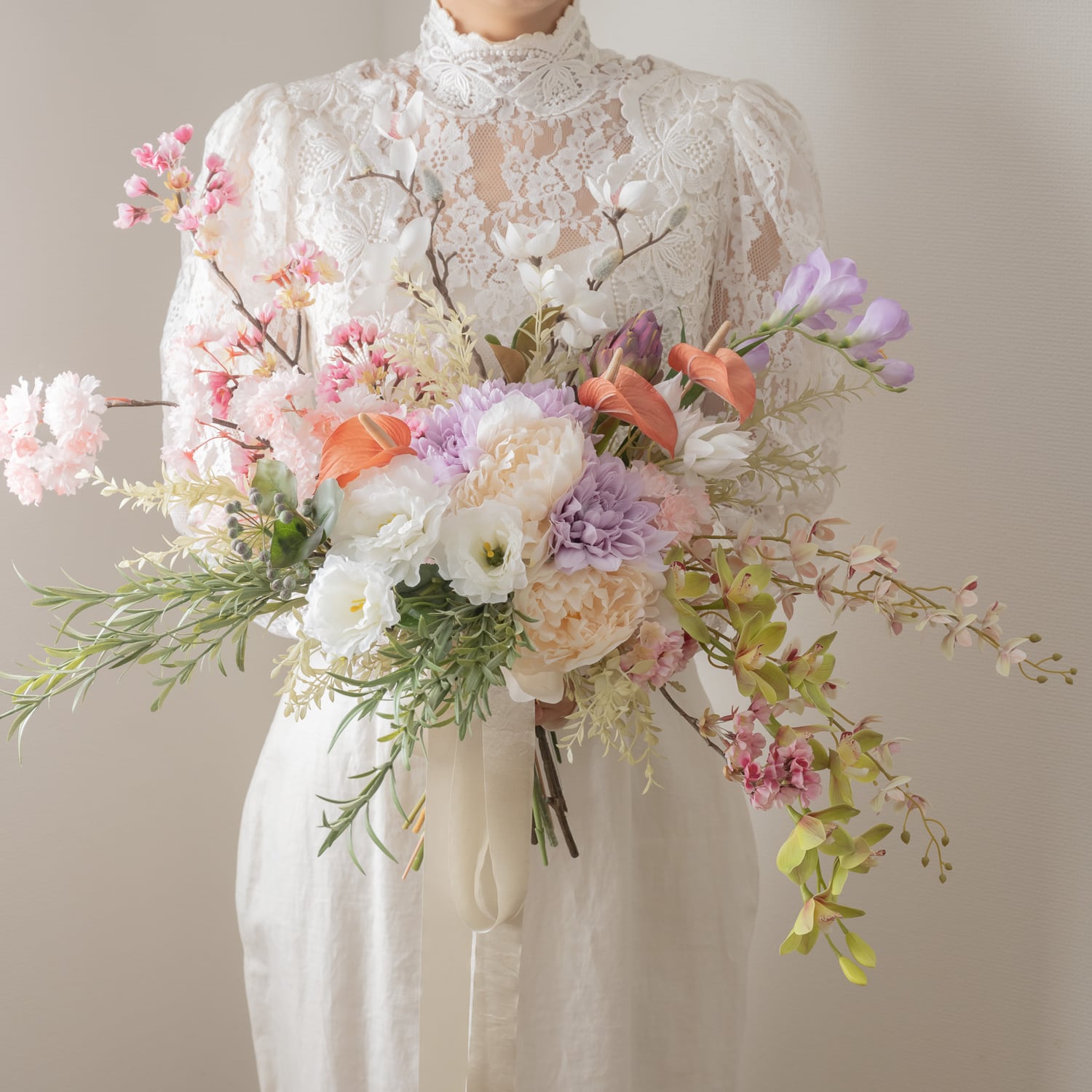 ブーケ ブートニア ヘアアクセ 結婚式 花嫁 ブライダルハンドメイド